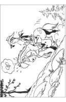 Lucky Luke kleurplaat 16